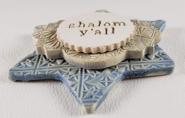 "Shalom" Star of David Word Plaque picture