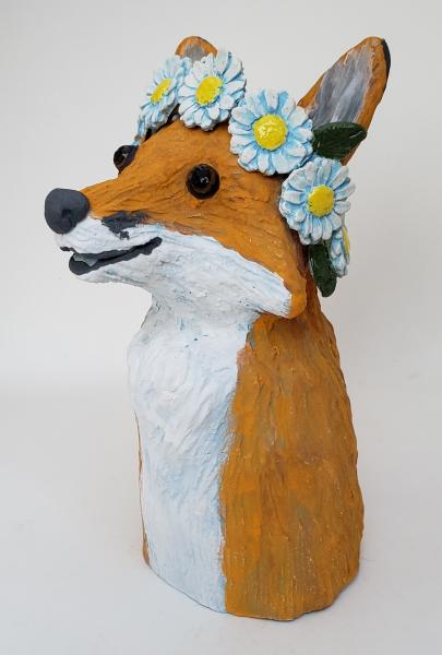 Fanny Fox Wears a Daisy Headband picture