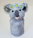 Konstance the Koala Bear Wearing a Daisy Headband