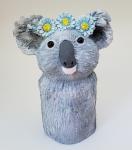 Konstance the Koala Bear Wearing a Daisy Headband