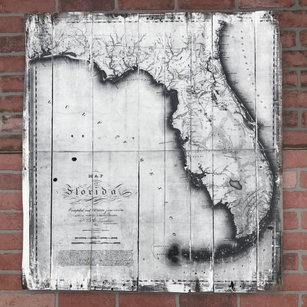 Old Florida Map 1823 - 22x24" picture