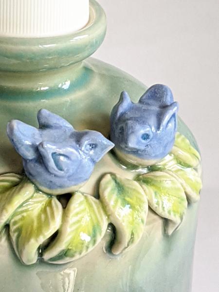 Bluebirds Soap Pump picture