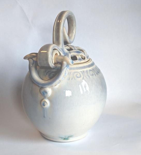 Light Blue Hinged Pot picture