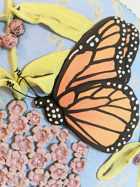Monarch Butterfly Milkweed Wall Art picture