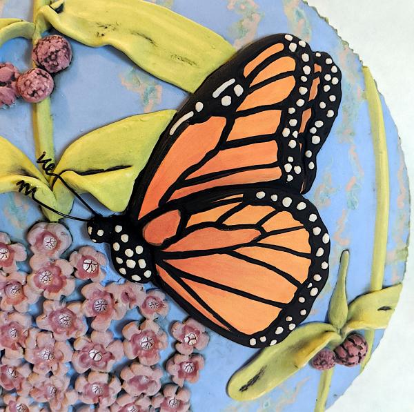 Monarch Butterfly Milkweed Wall Art picture