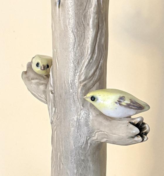 Goldfinch Bird Tree Vase picture