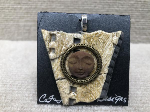 Face pendant w/ 18” cable wire included picture