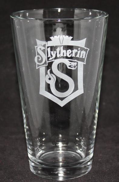Harry Potter Slytherin House Pint Glass