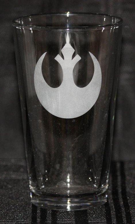 Star Wars Rebel Symbol Pint Glass