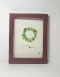 Christmas - sea glass wreath