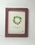 Christmas - sea glass wreath