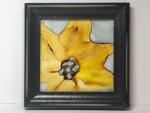 Small sunflower - Alcohol ink