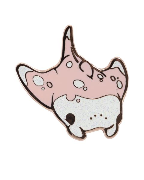 Milky Ray Enamel Pin