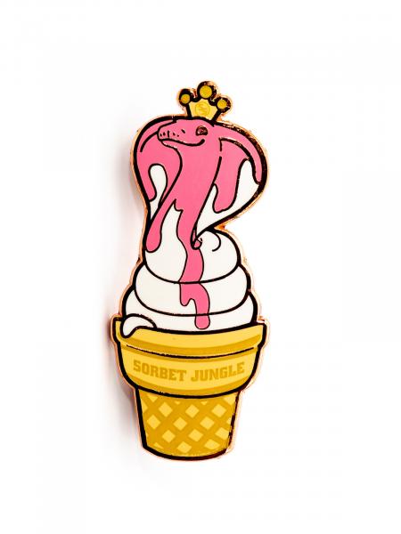 King Conebra Enamel Pin