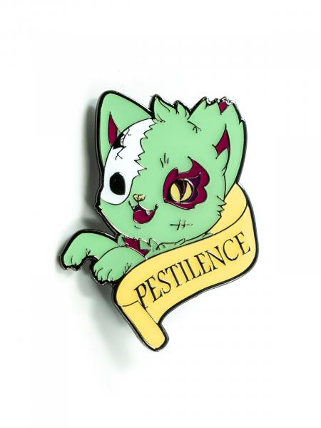 Nekro Neko Enamel Pin picture