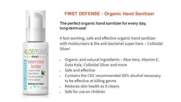 FIRST DEFENSE - Organic Sanitizer picture