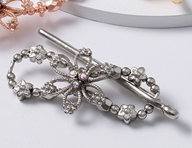 Open Flower silver - Mini