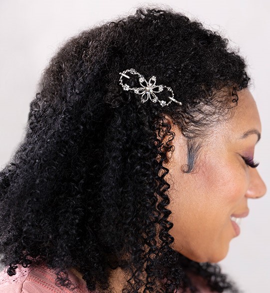 Open Flower silver - M picture