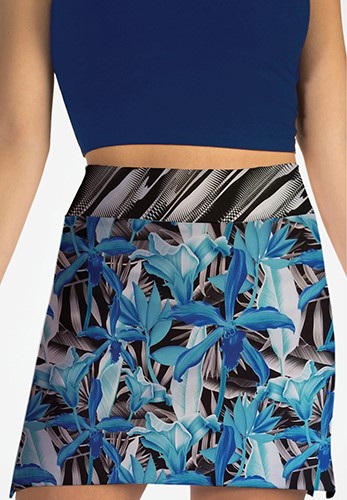 Blue Hawaii Skort