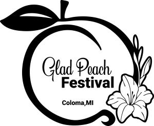 Coloma Glad Peach Festival logo