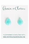 Amazonite Stud Earrings