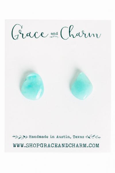 Amazonite Stud Earrings picture