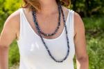 Sodalite Beaded Wrap Necklace