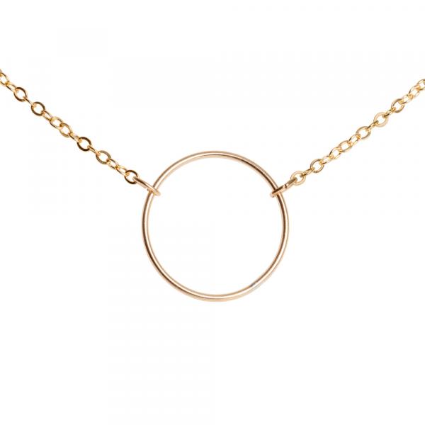 Gold Circle Necklace