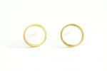 Gold Circle Studs