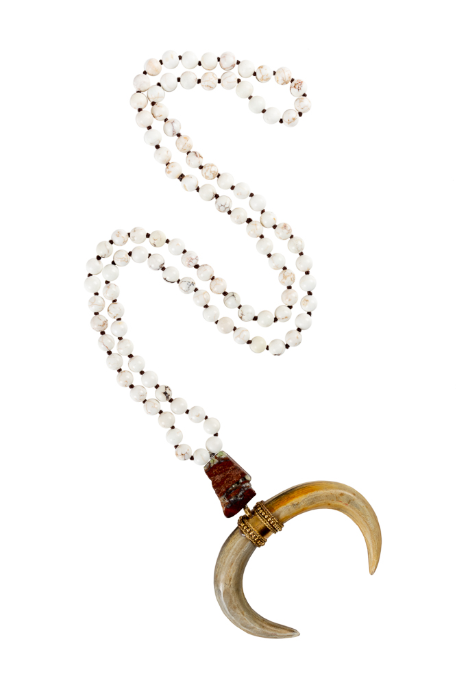 Wooden Horn Necklace picture