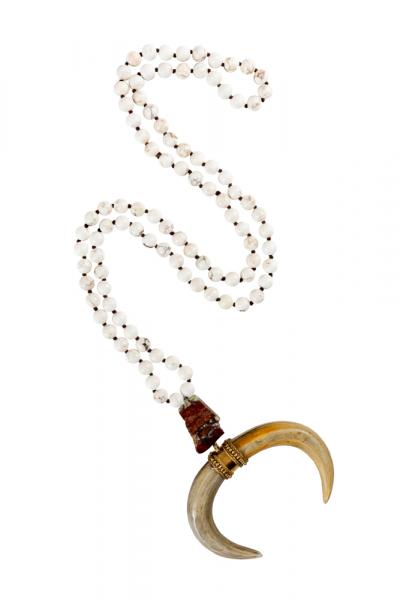 Wooden Horn Necklace picture