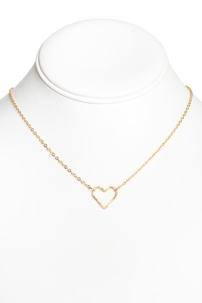 Hammered Heart Necklace picture