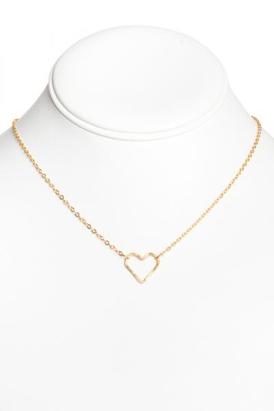 Hammered Heart Necklace picture