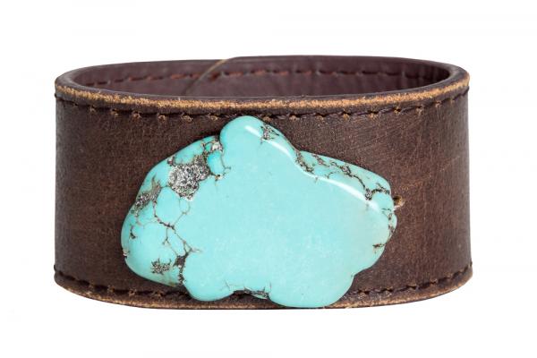 Turquoise Leather Bracelet picture