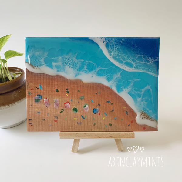 Beach with abstract twist