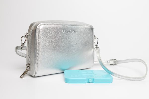 Insulated Purse Silver