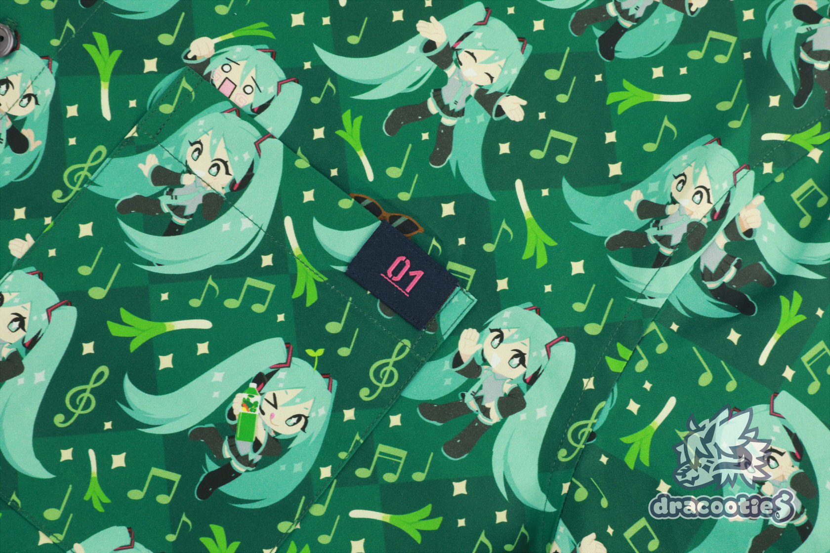 Hatsune Miku Button-Up Shirt picture