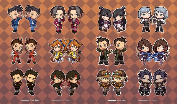 Ace Attorney Charms picture