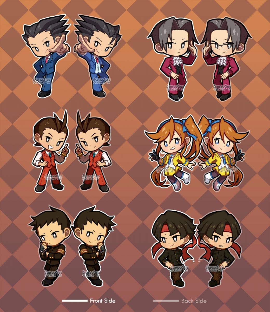 Ace Attorney Charms picture