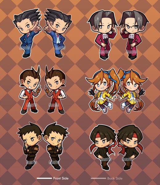 Ace Attorney Charms picture