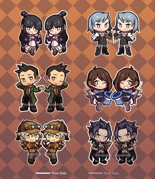Ace Attorney Charms picture