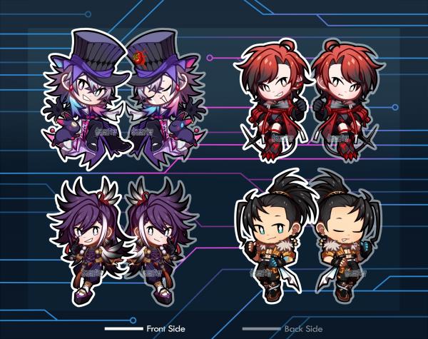 HoloTEMPUS Vanguard Charms