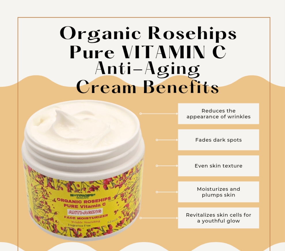 Anti-Aging Organic Rosehips & Vitamin C Cleanser & Moisturizer picture