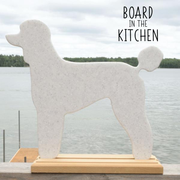 Poodle Cutting Board picture