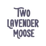 Two Lavender Moose