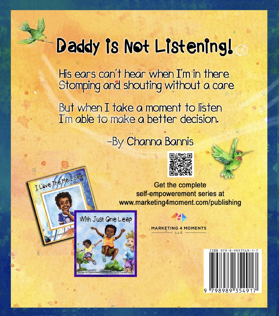 Daddy Is Not Listening!  - Children Board Book picture