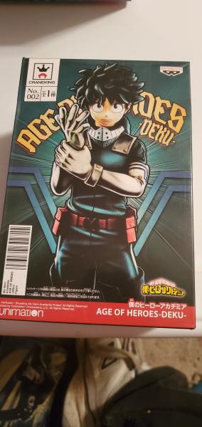 My hero academia age of heroes Banpresto figure Deku picture