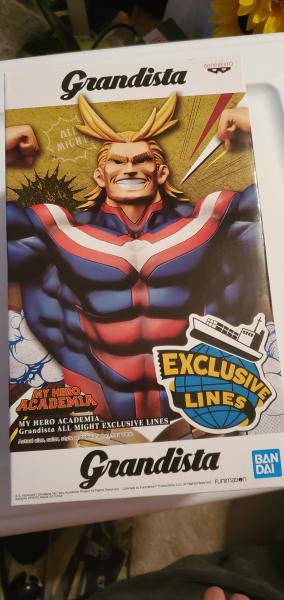 My hero academia Grandista all might exclusive lines figure picture