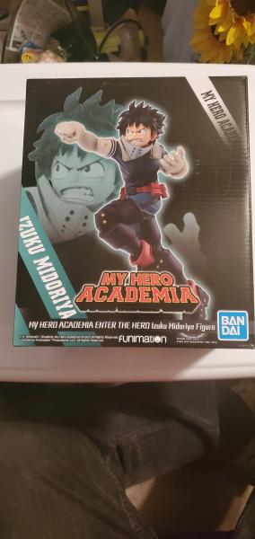 My hero academia enter the  hero izuku midoriya figure picture