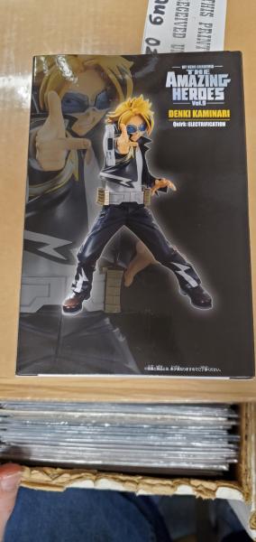 Amazing Heroes my hero academia Denki Kaminski Banpresto Bandai figure picture